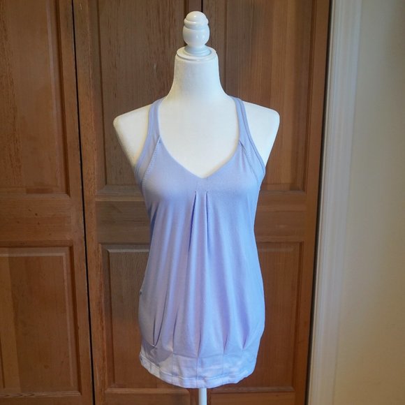 lululemon athletica Tops - LULULEMON Light Purple Loose Tank Built in Bra (6)